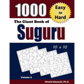 The Giant Book of Suguru: 1000 Easy to Hard Number Blocks (10x10) Puzzles - Paperback