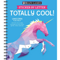 Brain Games - Sticker by Letter: Totally Cool! (Sticker Puzzles - Kids Activity Book) - Spiral
