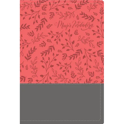 Biblia Devocional Mujer Verdadera Rvr60 - Duo-Tono Coral - Leather
