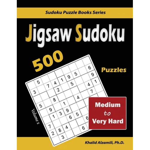 Jigsaw Sudoku: 500 Medium to Very Hard - Paperback