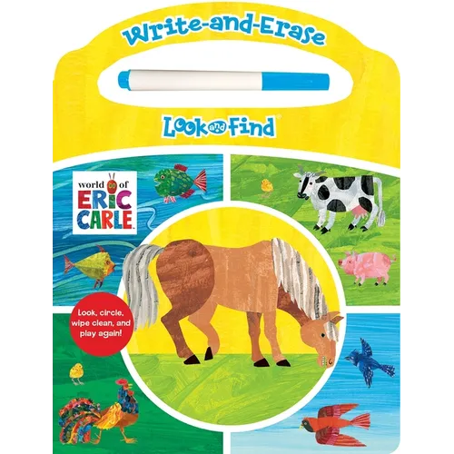 World of Eric Carle: Write-And-Erase Look and Find - Board Book