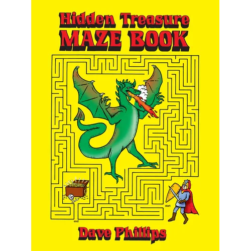 Hidden Treasure Maze Book - Paperback