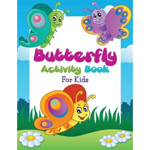 Butterfly Activity Book For Kids - Paperback