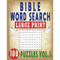 Bible Word Search Large Print 100 Puzzles Vol.1 - Paperback