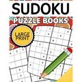 Sudoku Puzzle Books LARGE Print: Easy, Medium to Hard Level Puzzles for Adult - Paperback