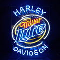 Harley Davidson Miller Lite Neon Signs