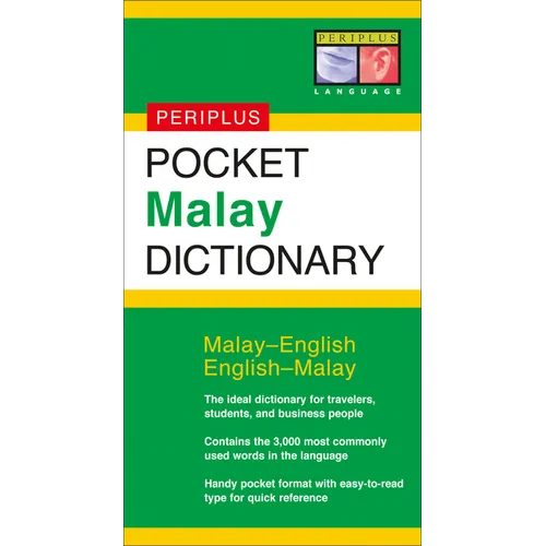 Pocket Malay Dictionary: Malay-English English-Malay - Paperback