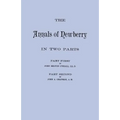 Annals of Newberry [South Carolina]. in Two Parts [Bound in One Volume] - Paperback