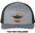 Hexagon American Eagle Freedom UV Printed Hat Patch