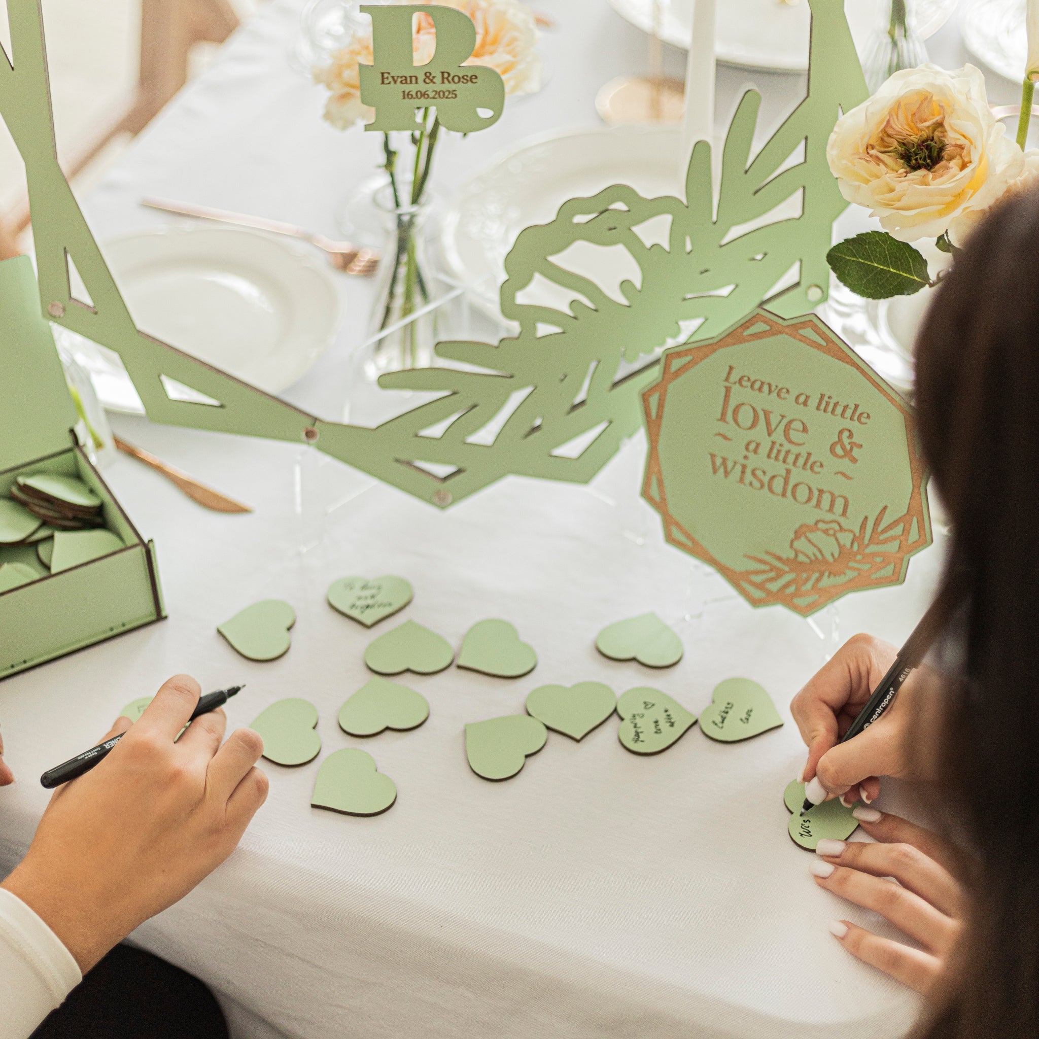 Guest Book Hexagon