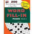 Word Fill-In Puzzle Book 1 - Paperback