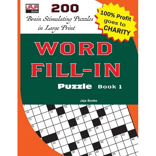 Word Fill-In Puzzle Book 1 - Paperback