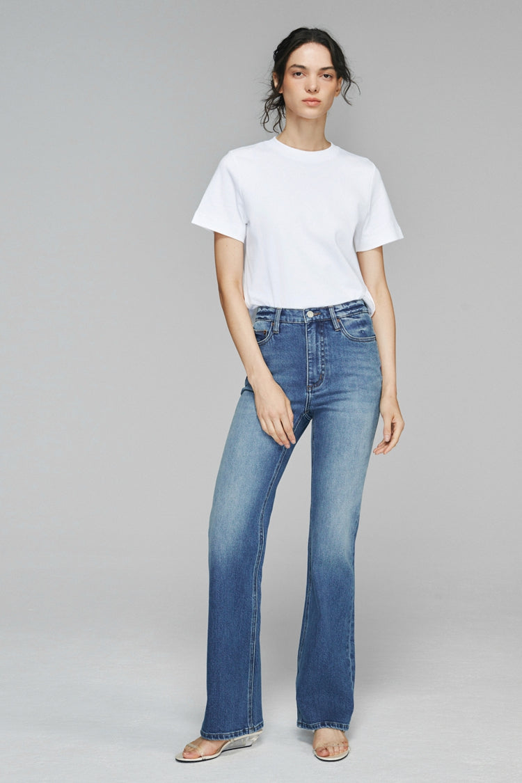 Barbara High Rise Bootcut Jeans HJ004
