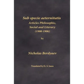 Sub specie aeternitatis: Articles Philosophic, Social and Literary (1900-1906) - Paperback