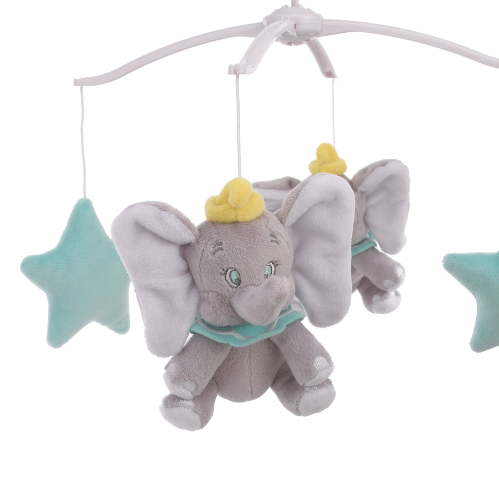Dumbo - Shine Bright Little Star Aqua, Grey and Yellow Musical Mobile
