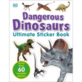 Ultimate Sticker Book: Dangerous Dinosaurs: More Than 60 Reusable Full-Color Stickers - Paperback