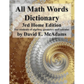 All Math Words Dictionary: For students of algebra, geometry and calculus - Paperback