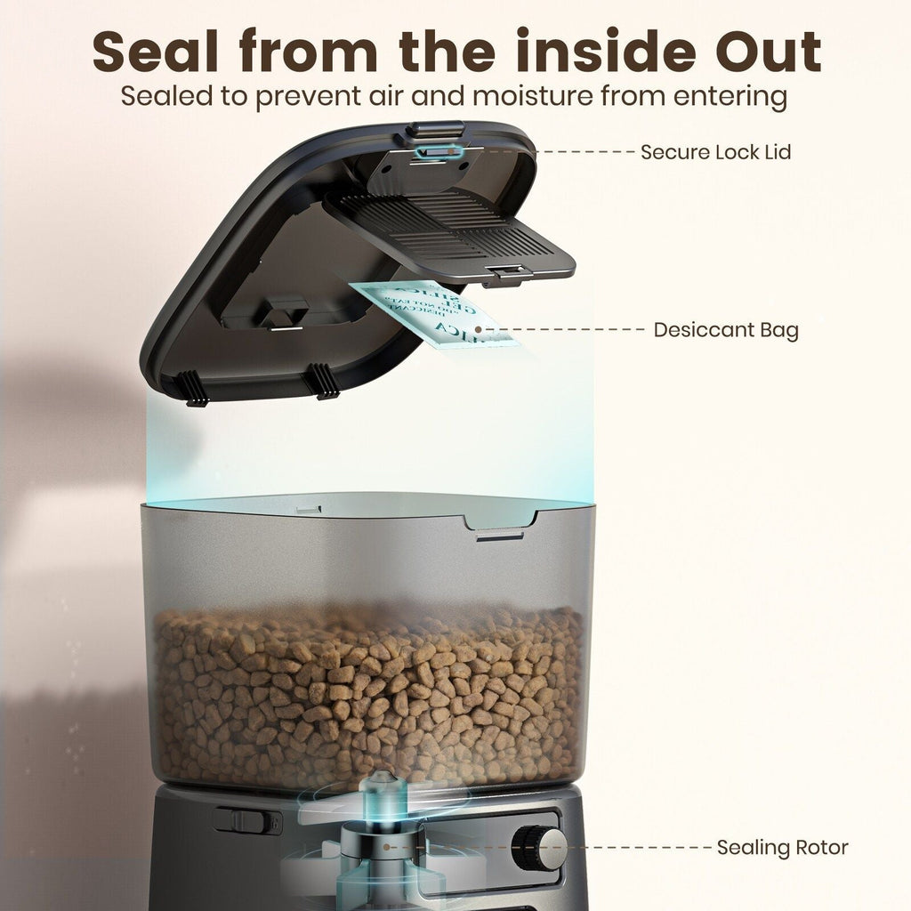 oneisall WiFi Automatic Cat Feeder CW15015