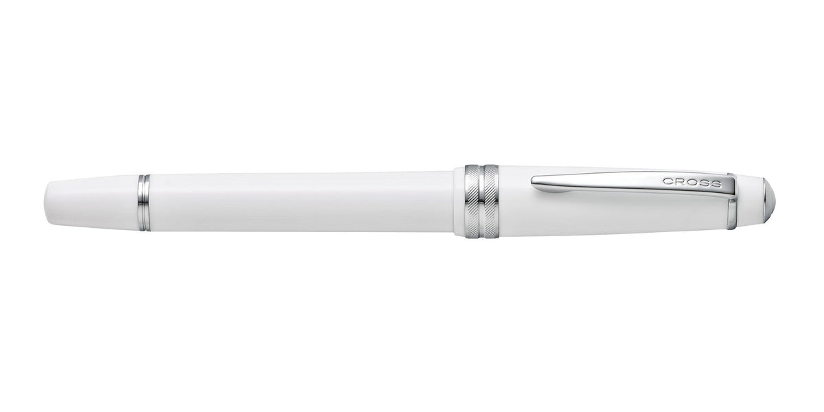 Bailey Light™ Polished White Resin Medium Nib Fountain Pen