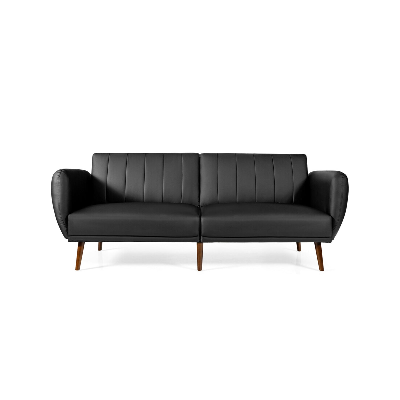 3 Seat Convertible Sofa Bed with Adjustable Backrest for Living Room
