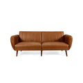 3 Seat Convertible Sofa Bed with Adjustable Backrest for Living Room