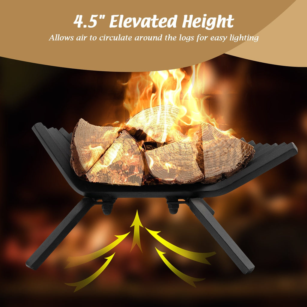 31/25/18 Inch Fireplace Grate for Outdoor Fire Pit