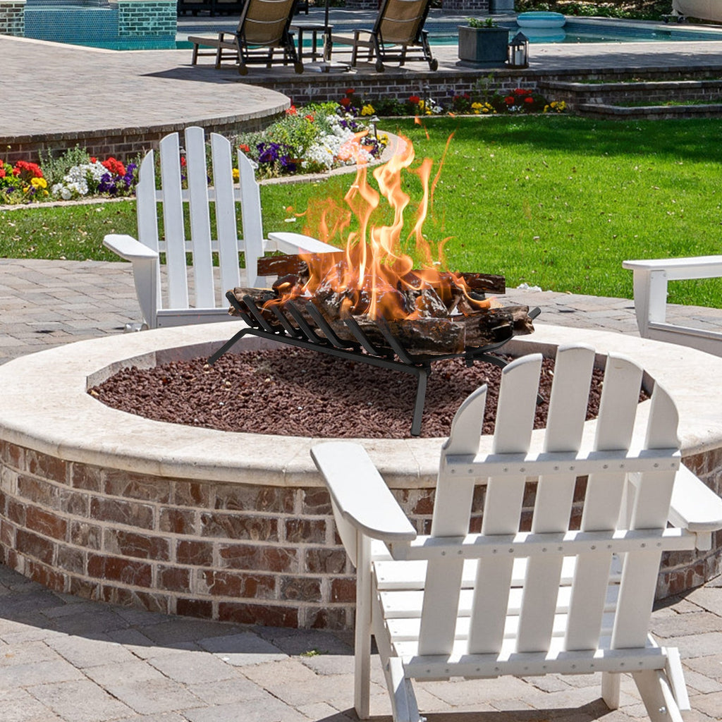 31/25/18 Inch Fireplace Grate for Outdoor Fire Pit