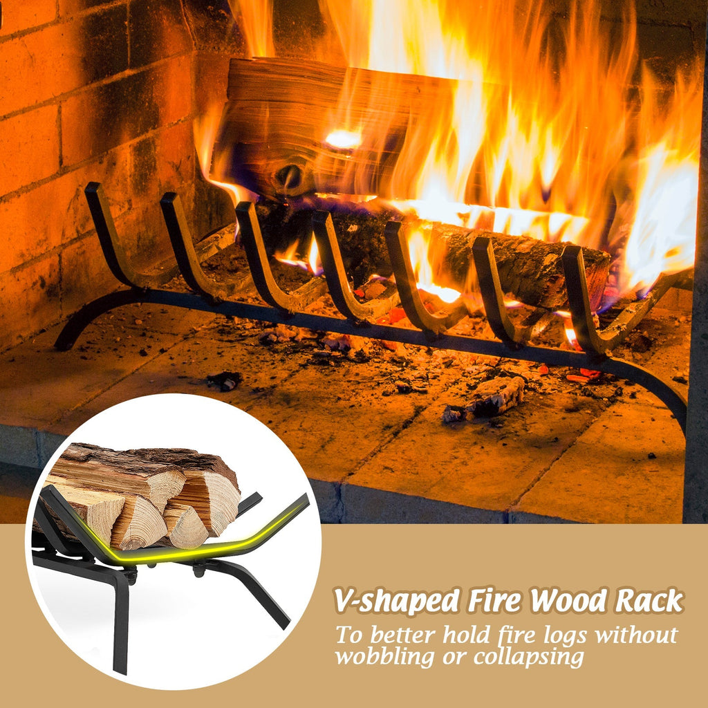 31/25/18 Inch Fireplace Grate for Outdoor Fire Pit