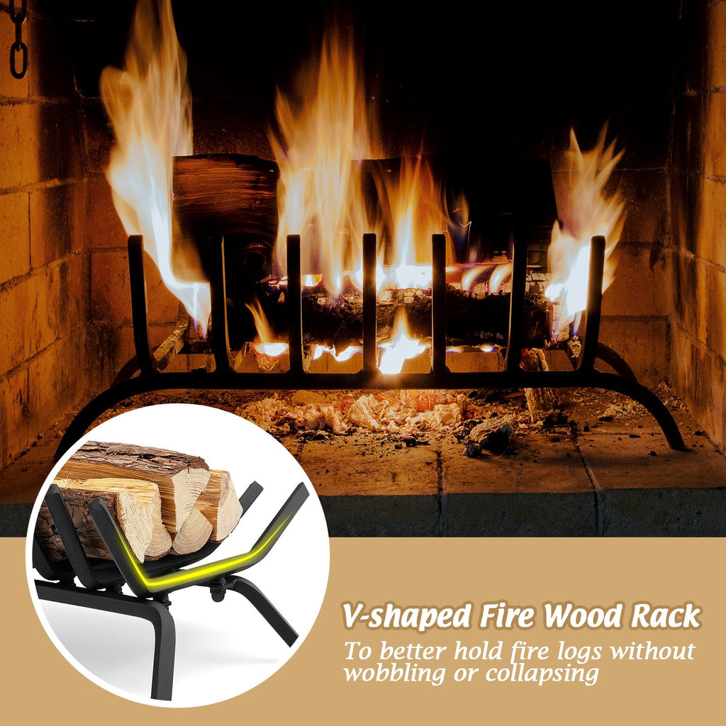 31/25/18 Inch Fireplace Grate for Outdoor Fire Pit