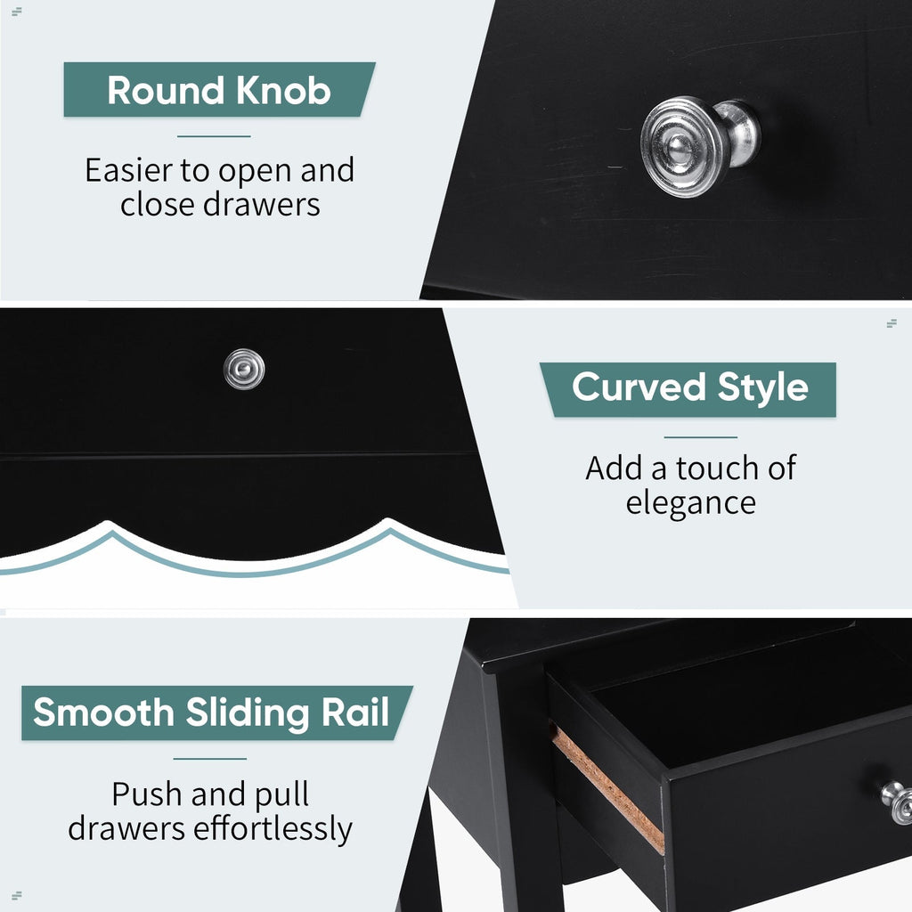 Hall table Side Table w/ 3 Drawers