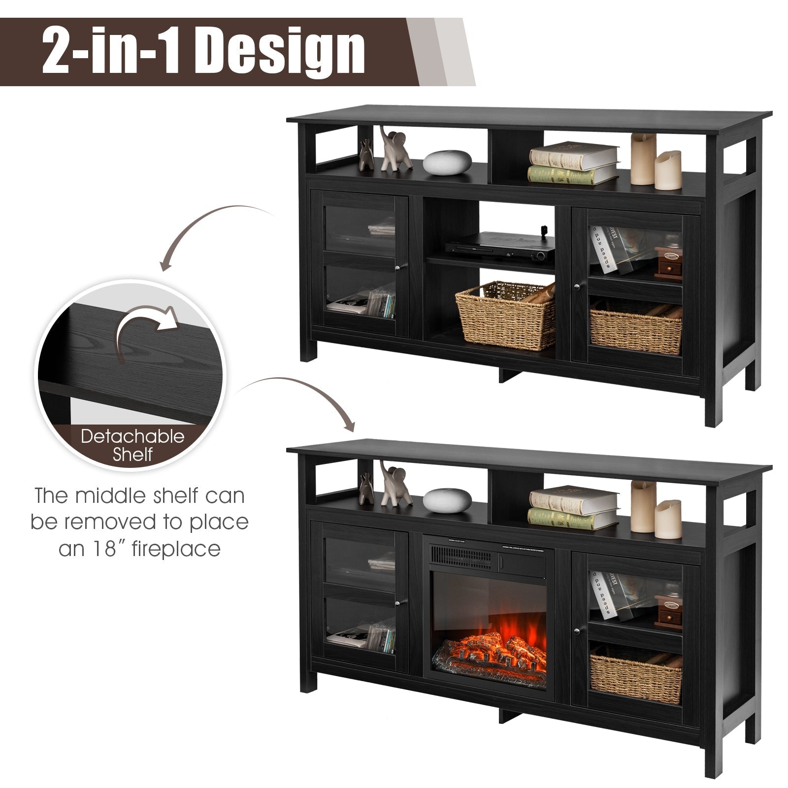 58 Inch TV Stand