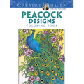 Creative Haven Peacock Designs Coloring Book - Paperback