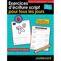 Exercices d'Écriture Script Pour Tous Les Jours Mat. À 2e Année - Paperback