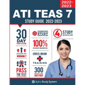 ATI TEAS 6 Study Guide: Spire Study System and ATI TEAS Test Prep Guide with ATI TEAS Version 7 Practice Test Review Questions - Paperback