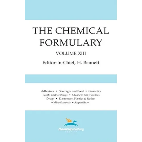 The Chemical Formulary, Volume 13 - Paperback