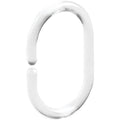 iDesign Clear Plastic Shower Curtain C-Hook (12-Count)