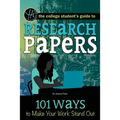Research Papers: 101 Ways to Make Your Work Stand Out - Paperback