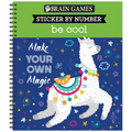 Brain Games - Sticker by Number: Be Cool - Spiral