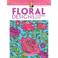 Creative Haven Floral Designs Coloring Book - Paperback