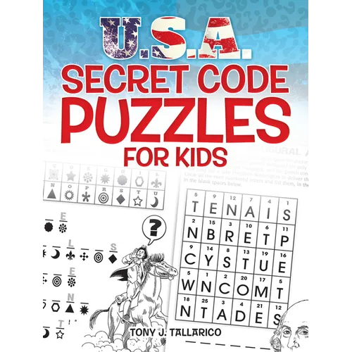 U.S.A. Secret Code Puzzles for Kids - Paperback