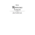 Early Kentucky Tax Records - Paperback