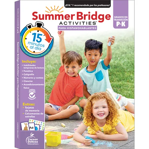 Summer Bridge Activities Spanish Prek-K, Grades Pk - K - Paperback