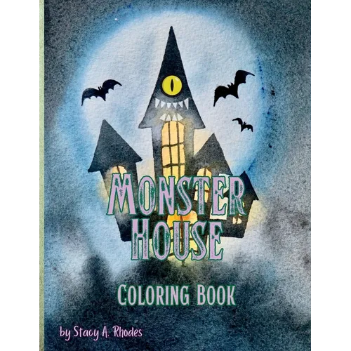 Monster House Coloring Book for Children - Paperback