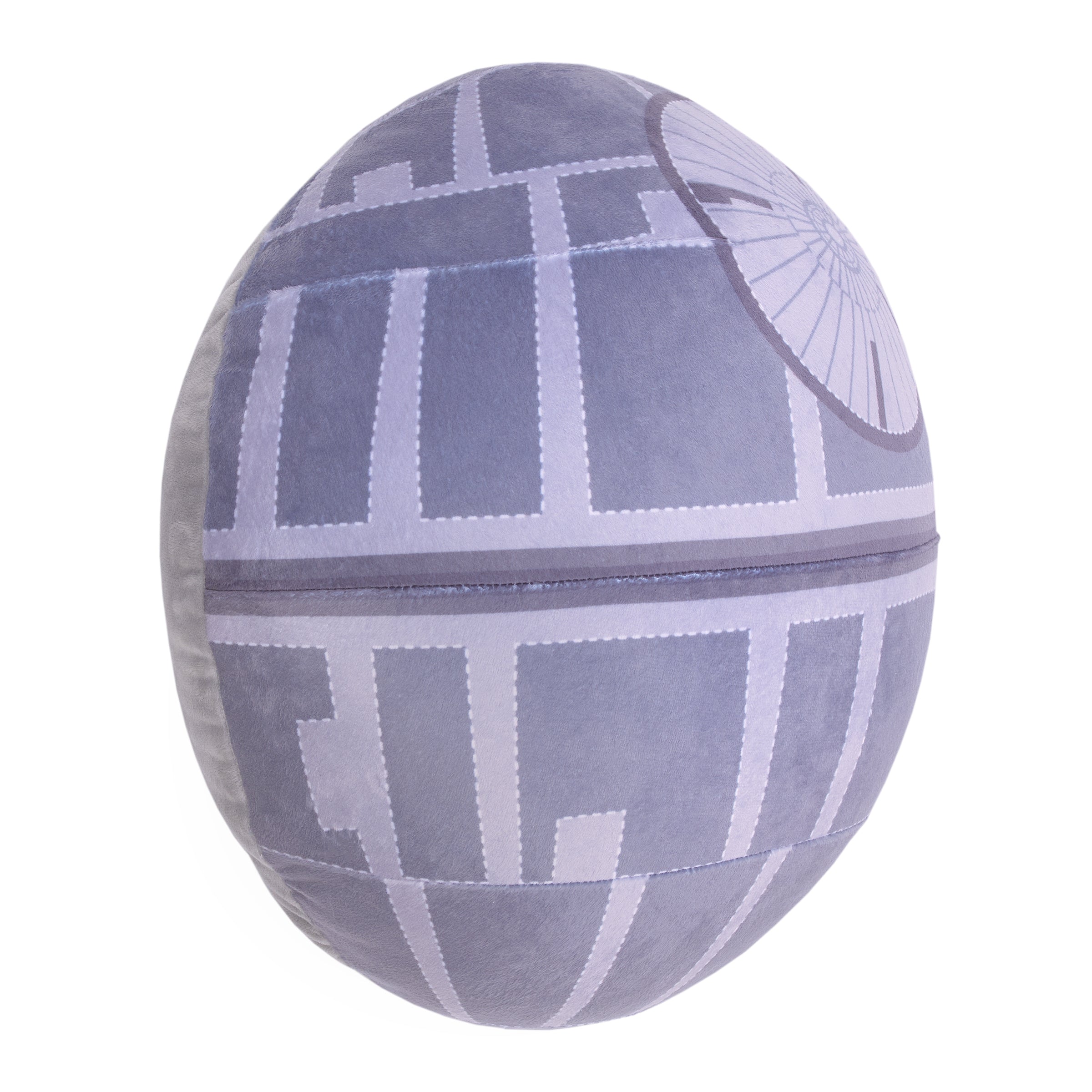 Star Wars Death Star Shaped Gray and White Plush Toddler Pillow