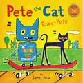 Pete the Cat: Robo-Pete: Includes Over 30 Stickers! - Paperback