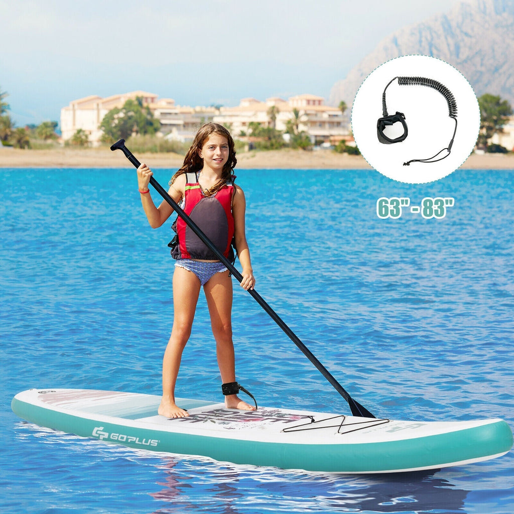 10.5 ft Inflatable Stand Up Paddle Board Surfboard with Aluminum Paddle Pump