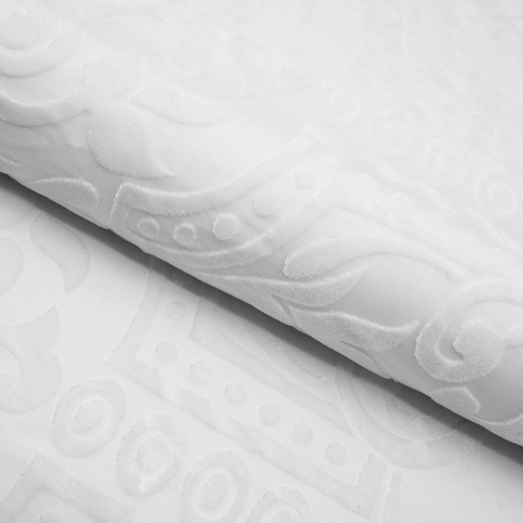 Ice Burnout Stretch Velvet Fabric | Blue Moon Fabrics