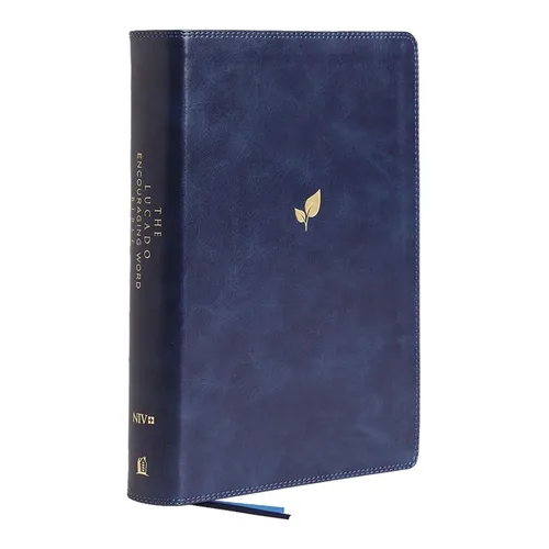 Niv, Lucado Encouraging Word Bible, Blue, Leathersoft, Thumb Indexed, Comfort Print: Holy Bible, New International Version - Imitation Leather