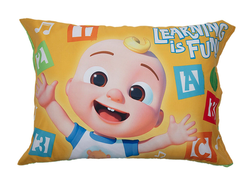 NoJo CoComelon Learning is Fun 2 Piece Toddler Sheet Set