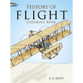 History of Flight Coloring Book - Paperback
